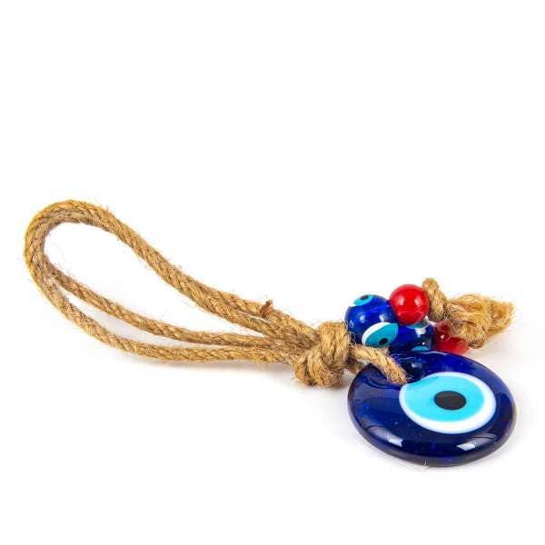 Small Evil Eye Wall Hanging, Boho Home Decor