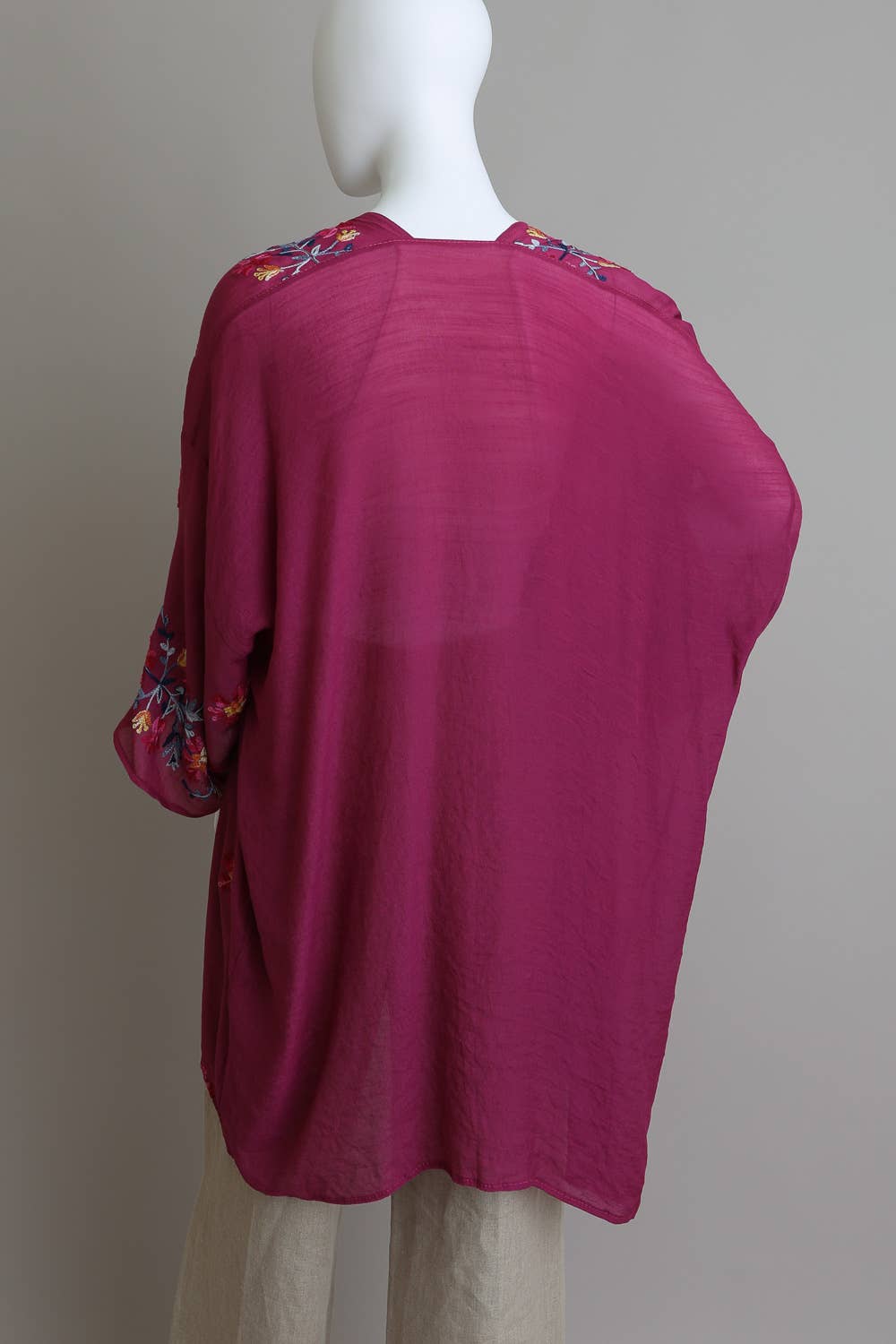 Embroidered Kimono - Casual Chic Comfort