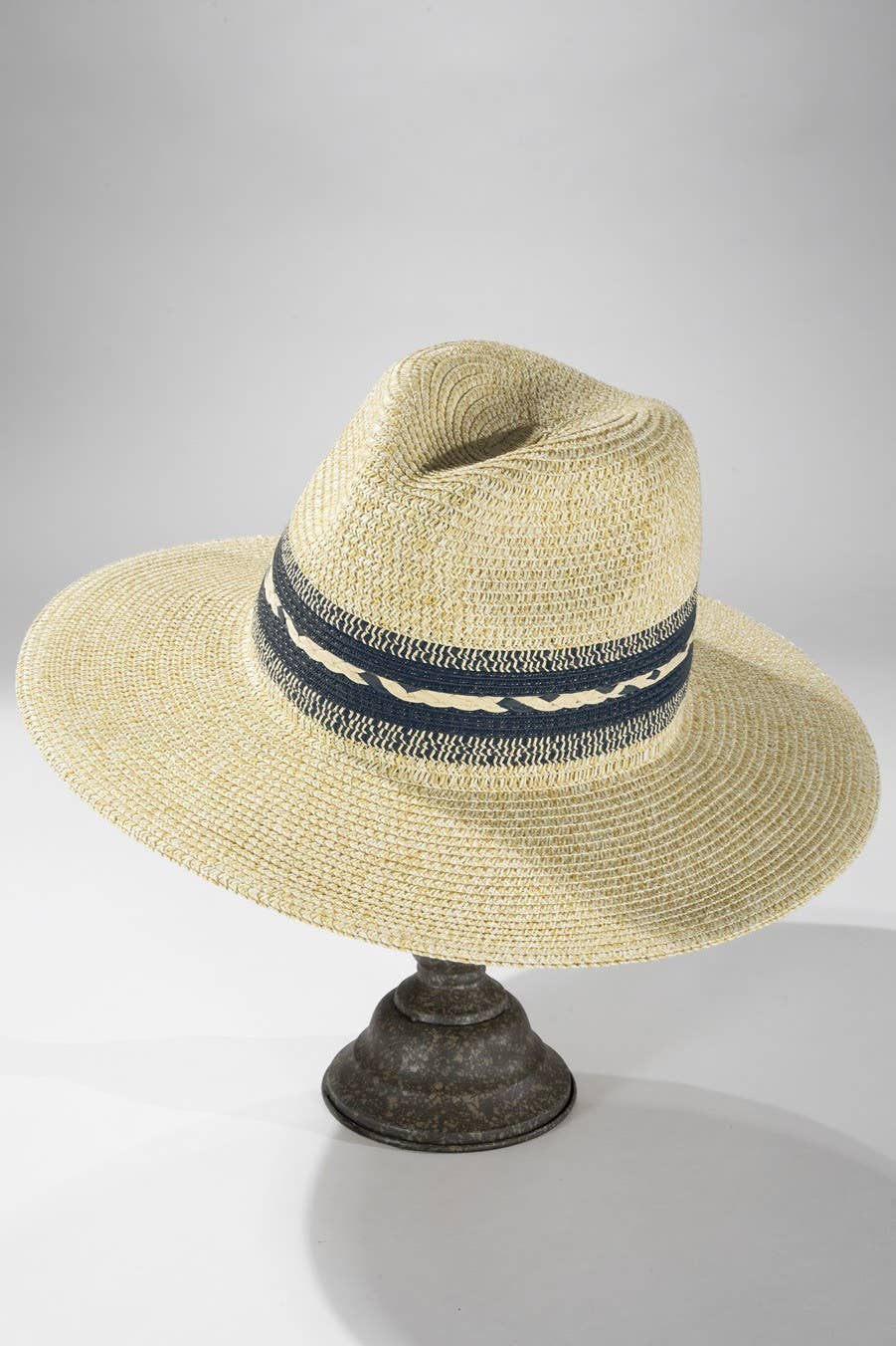 Braided Trim Panama Hat
