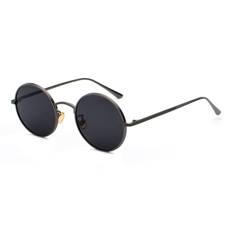 Retro Round Sunglasses –  Color Lenses