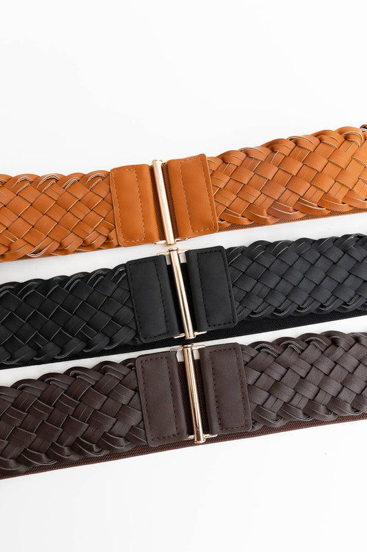Adjustable Basket Weave Style Belt – Perfect Fit
