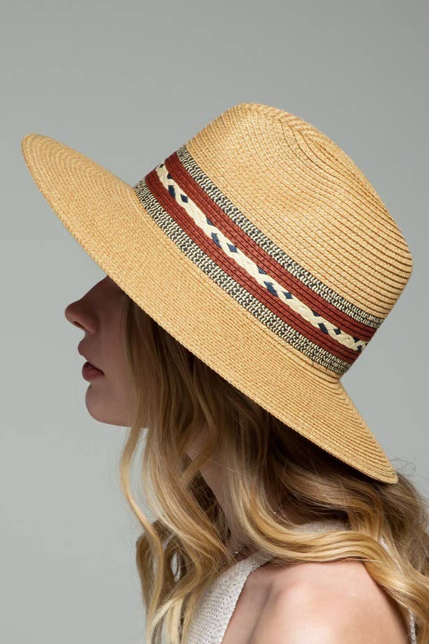 Braided Trim Panama Hat