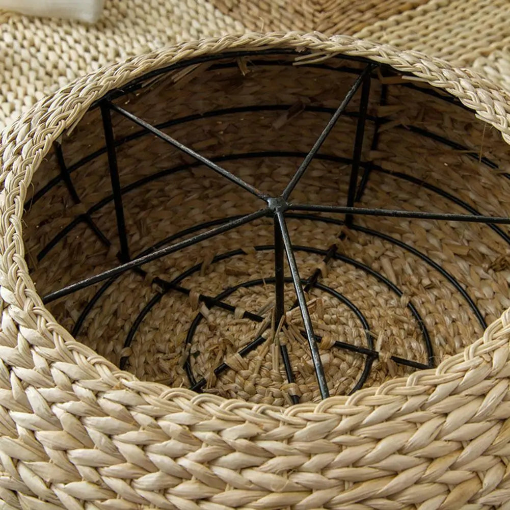 Round Straw Tatami Meditation Cushion