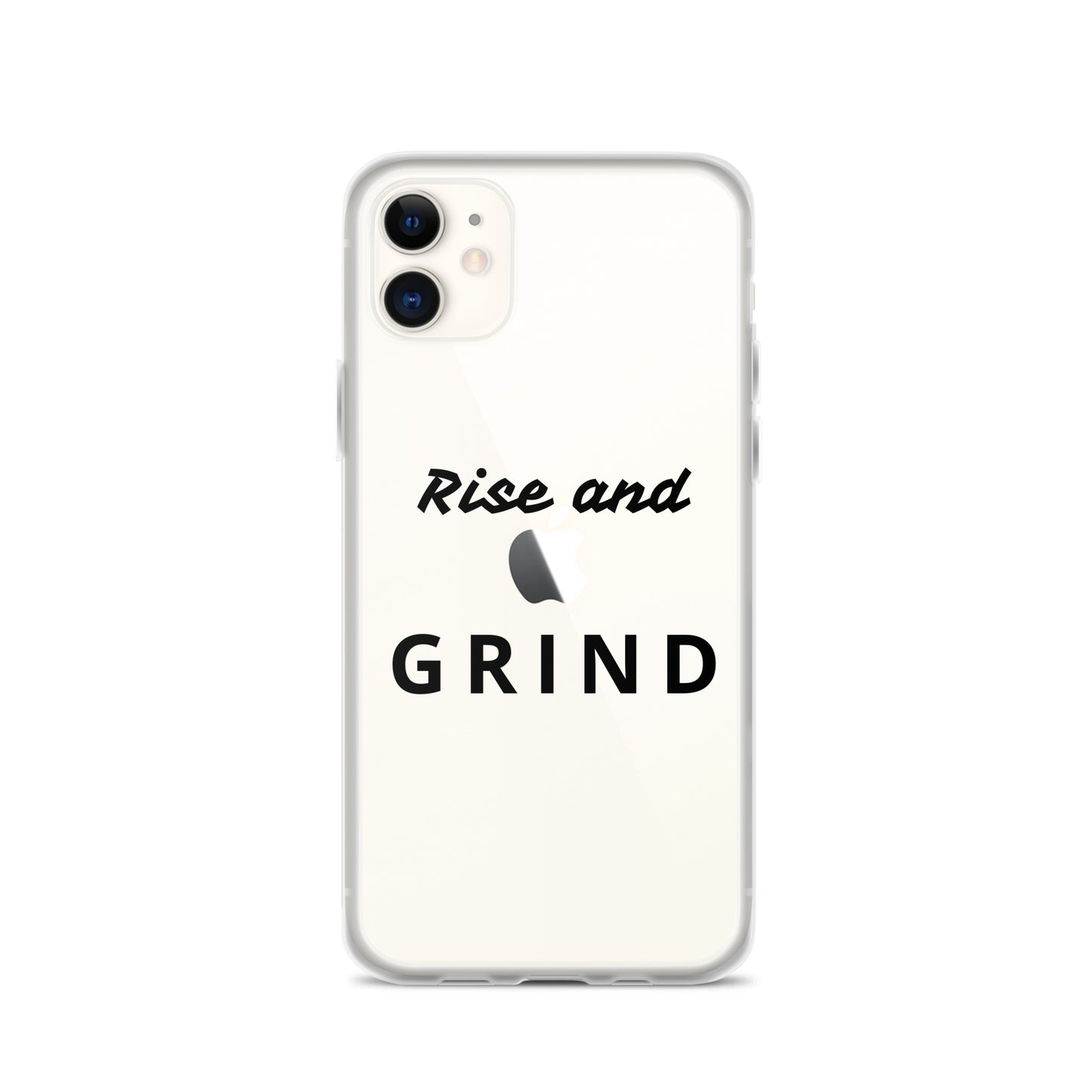 Clear Case for iPhone® "Rise and Grind"