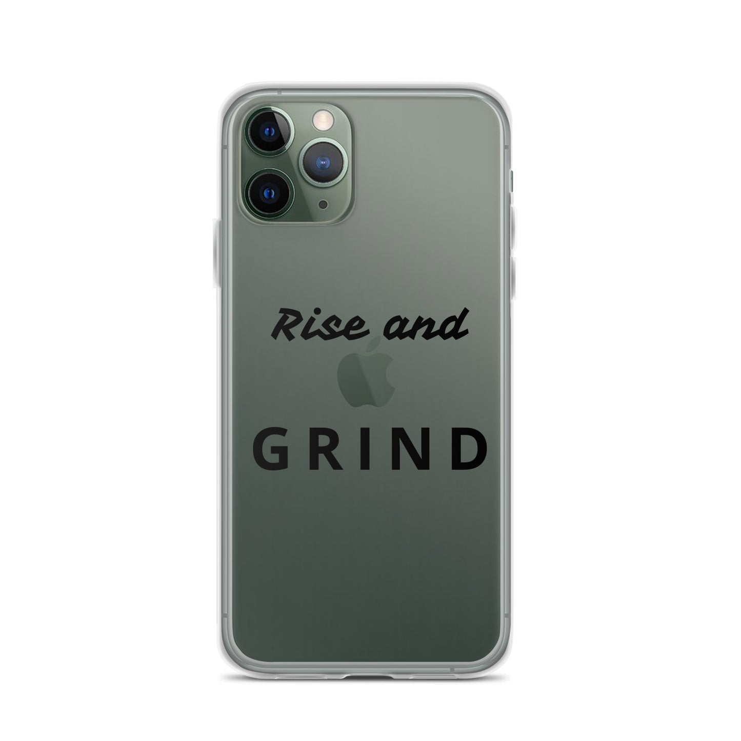 Clear Case for iPhone® "Rise and Grind"