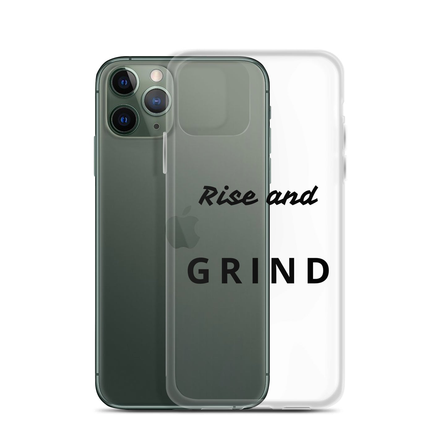 Clear Case for iPhone® "Rise and Grind"