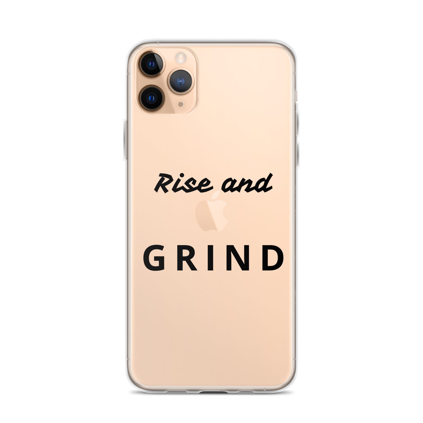 Clear Case for iPhone® "Rise and Grind"