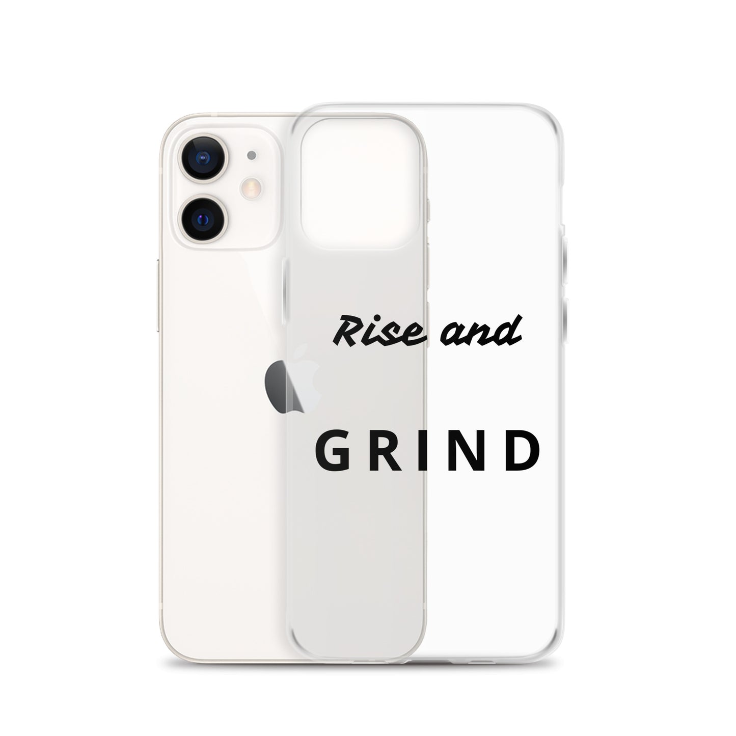 Clear Case for iPhone® "Rise and Grind"