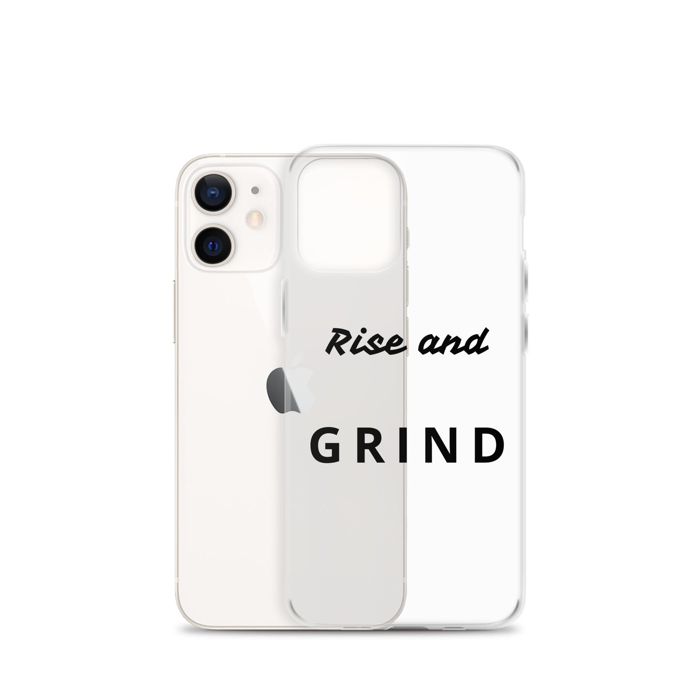 Clear Case for iPhone® "Rise and Grind"