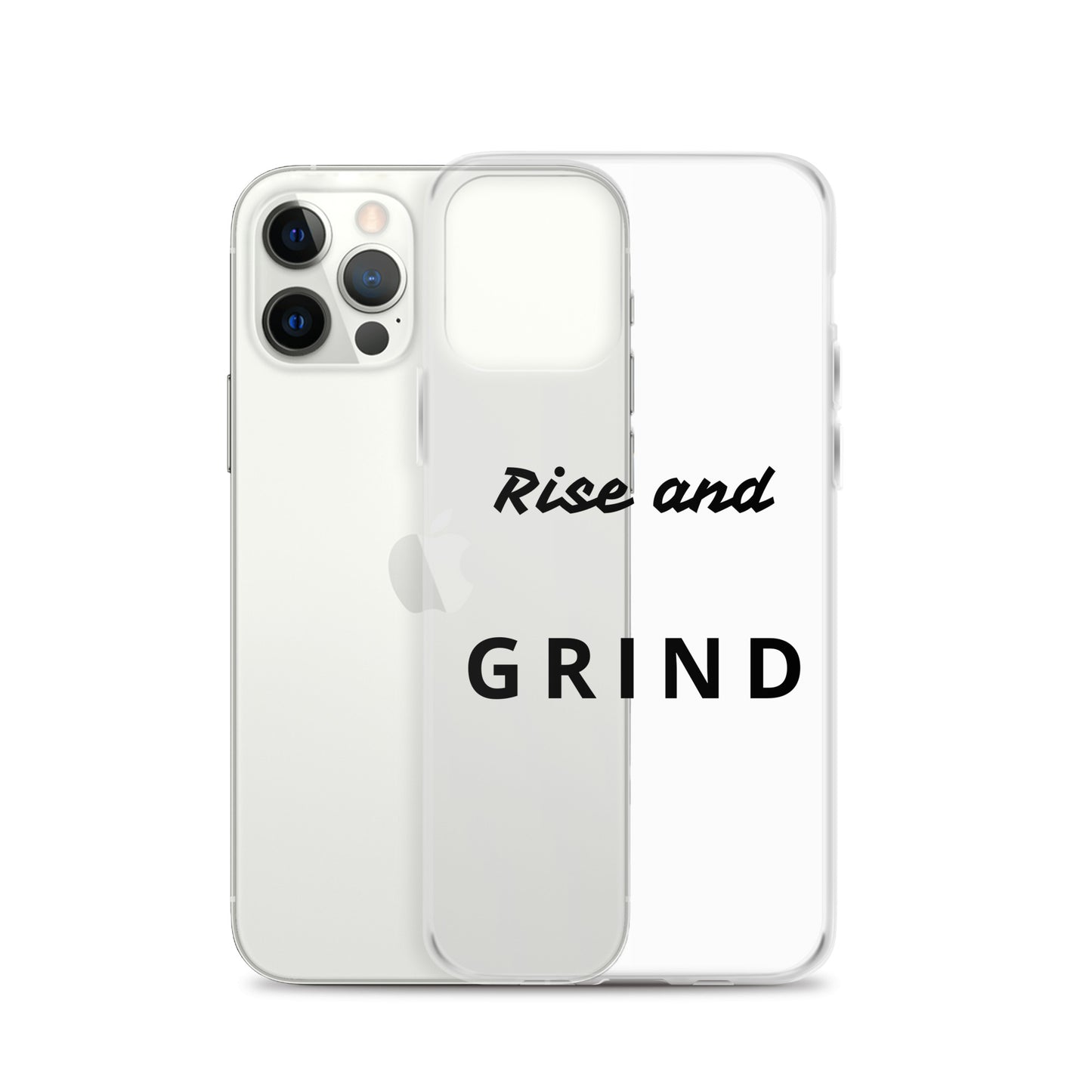 Clear Case for iPhone® "Rise and Grind"