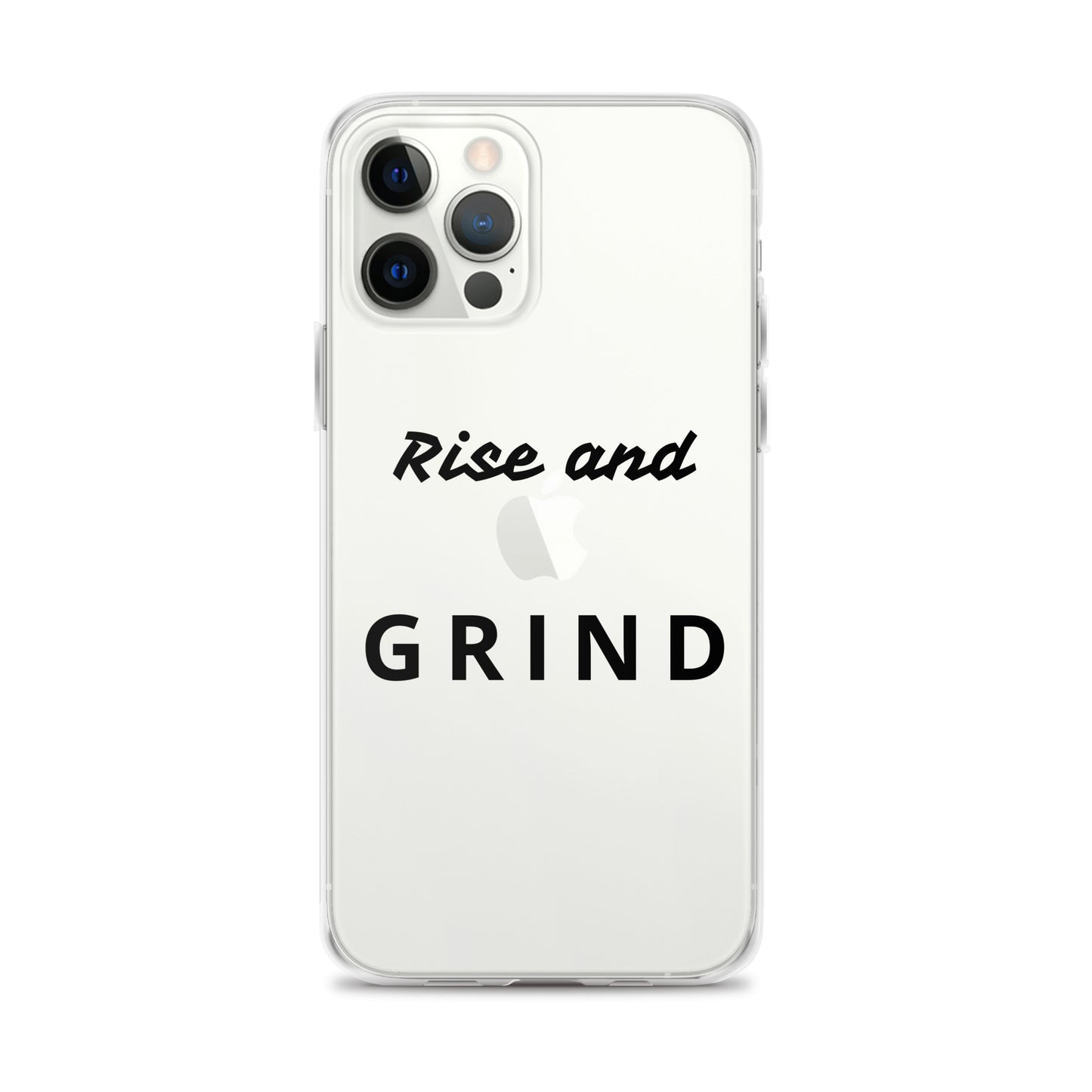 Clear Case for iPhone® "Rise and Grind"