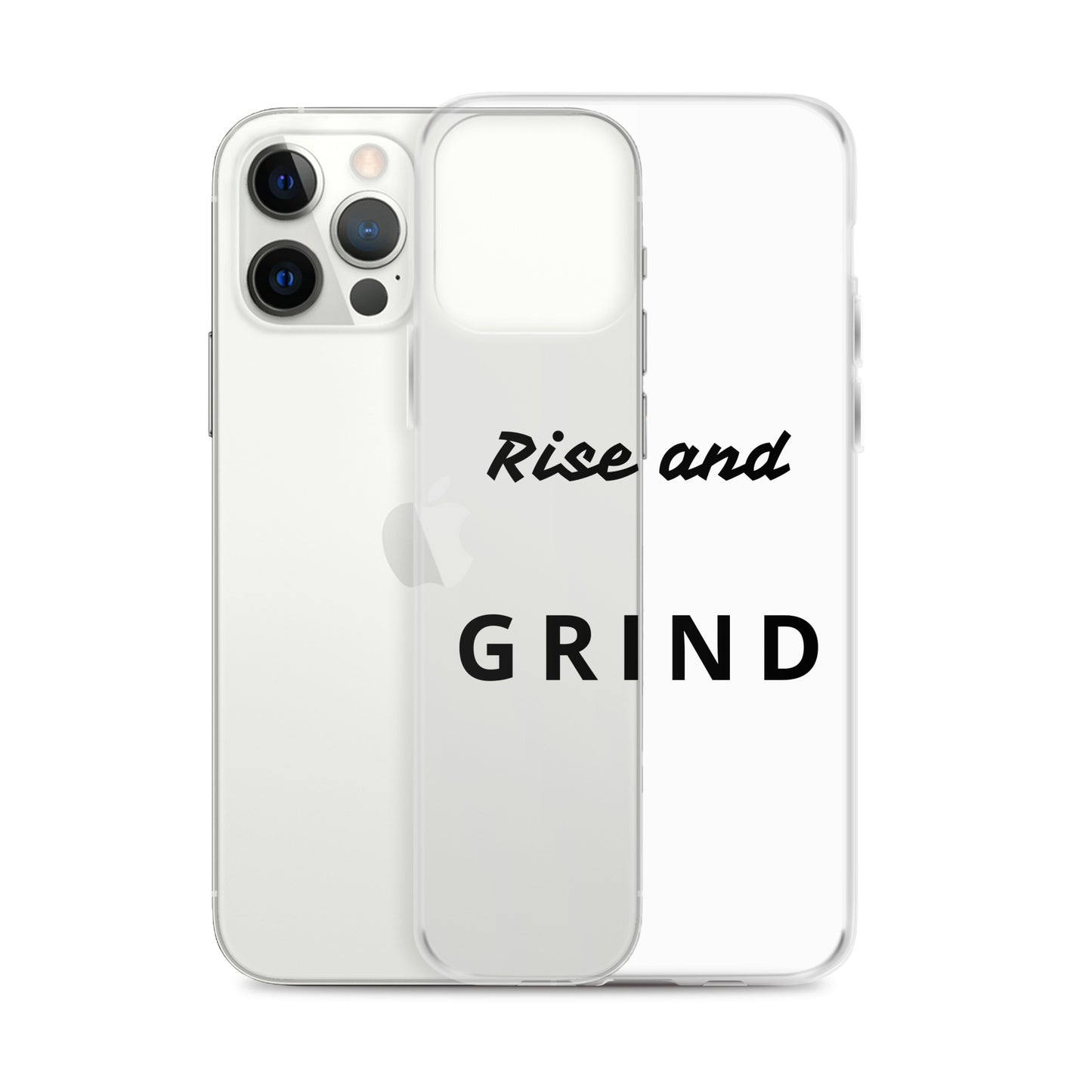 Clear Case for iPhone® "Rise and Grind"