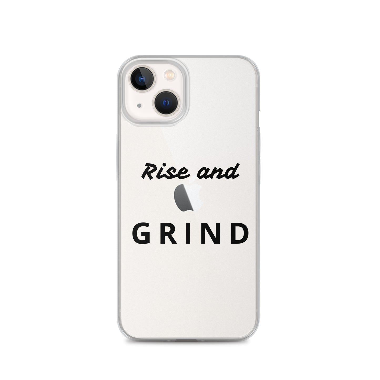 Clear Case for iPhone® "Rise and Grind"