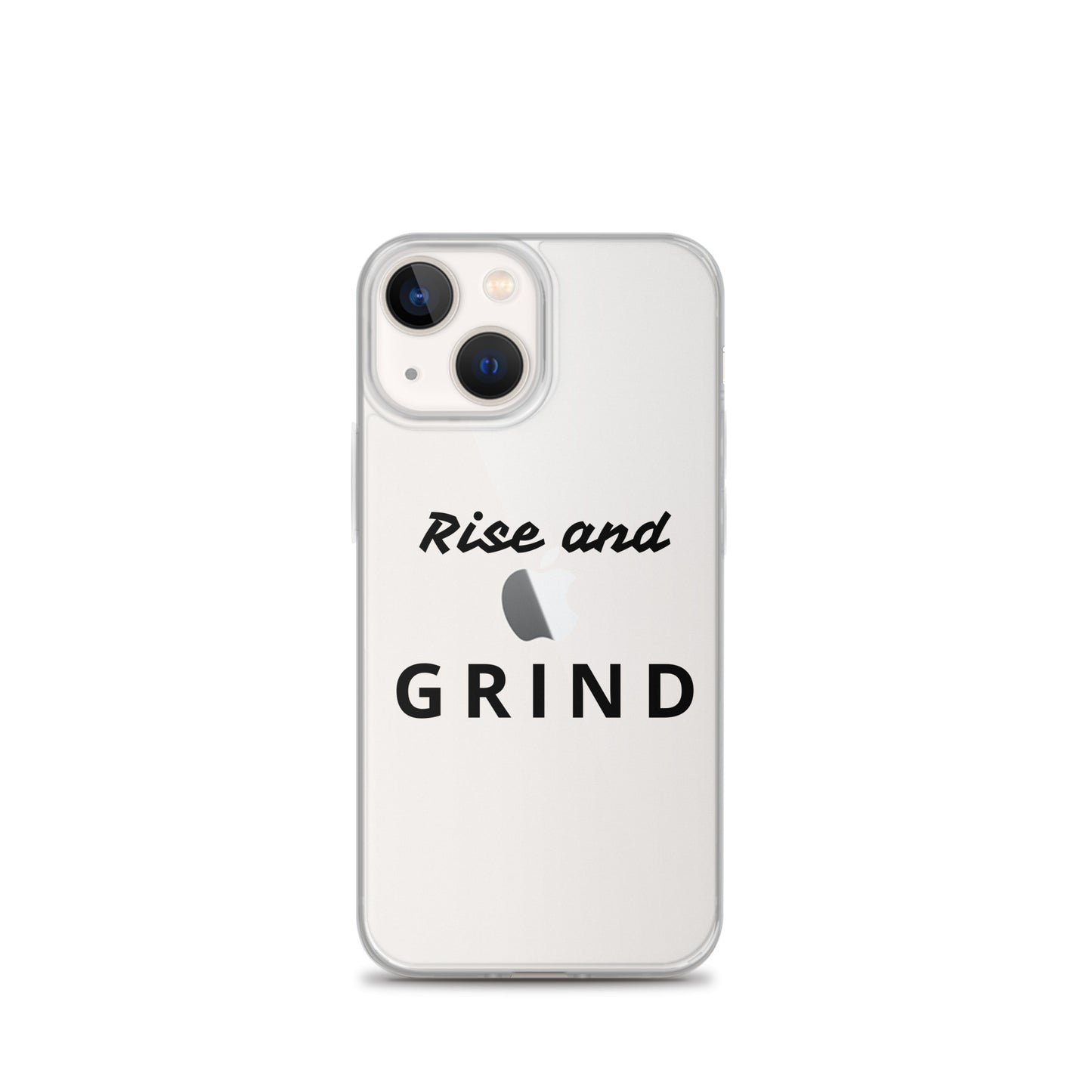 Clear Case for iPhone® "Rise and Grind"