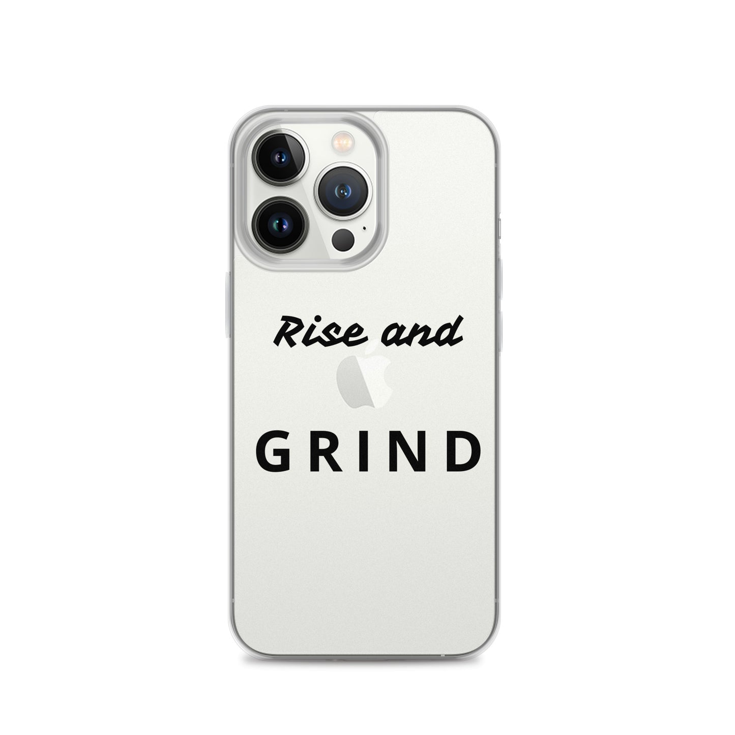 Clear Case for iPhone® "Rise and Grind"