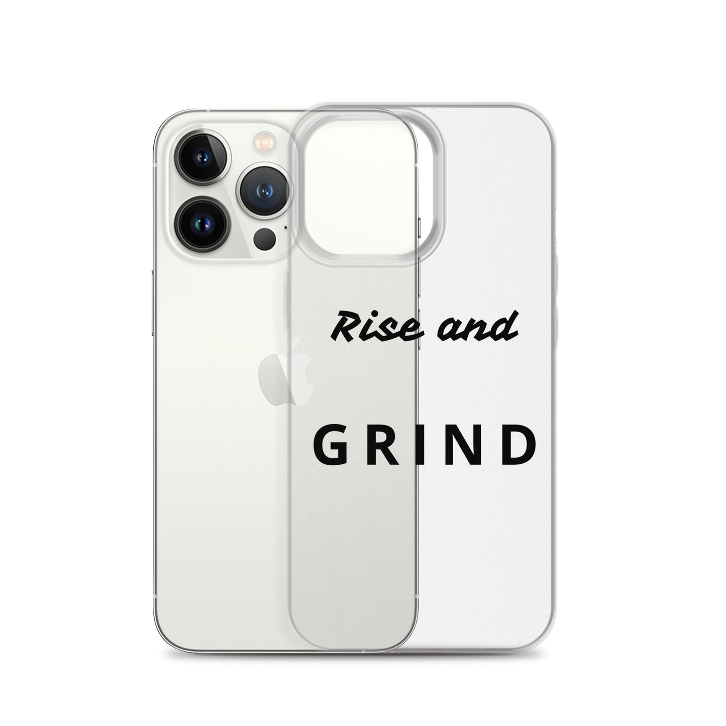 Clear Case for iPhone® "Rise and Grind"