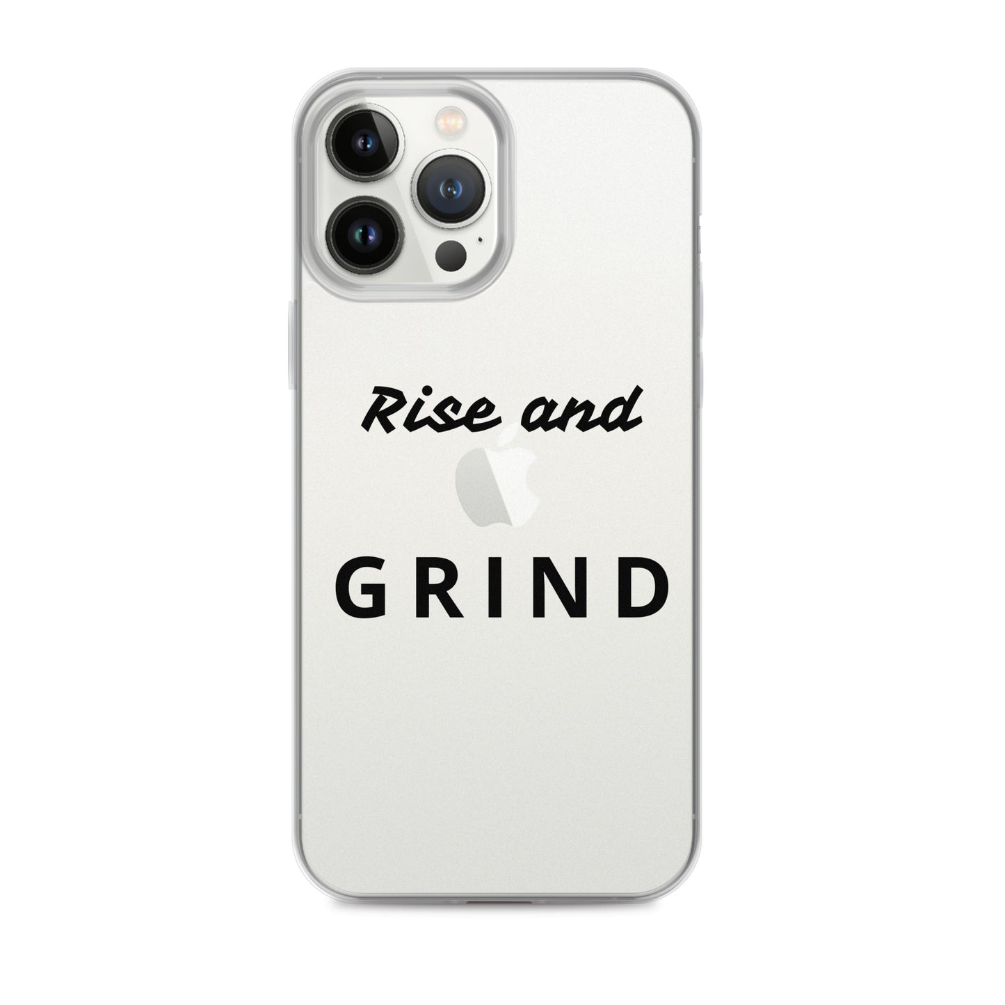 Clear Case for iPhone® "Rise and Grind"