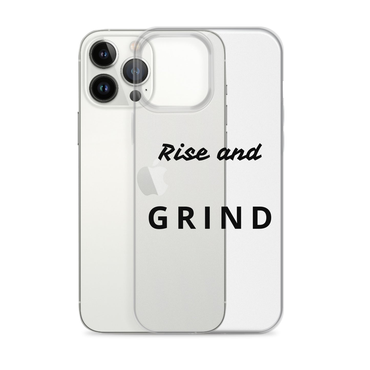 Clear Case for iPhone® "Rise and Grind"