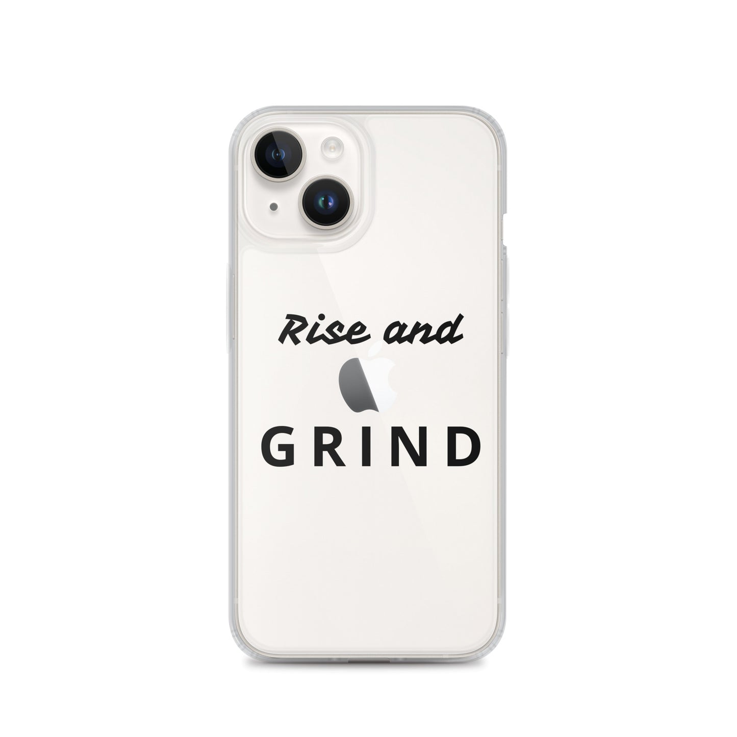 Clear Case for iPhone® "Rise and Grind"