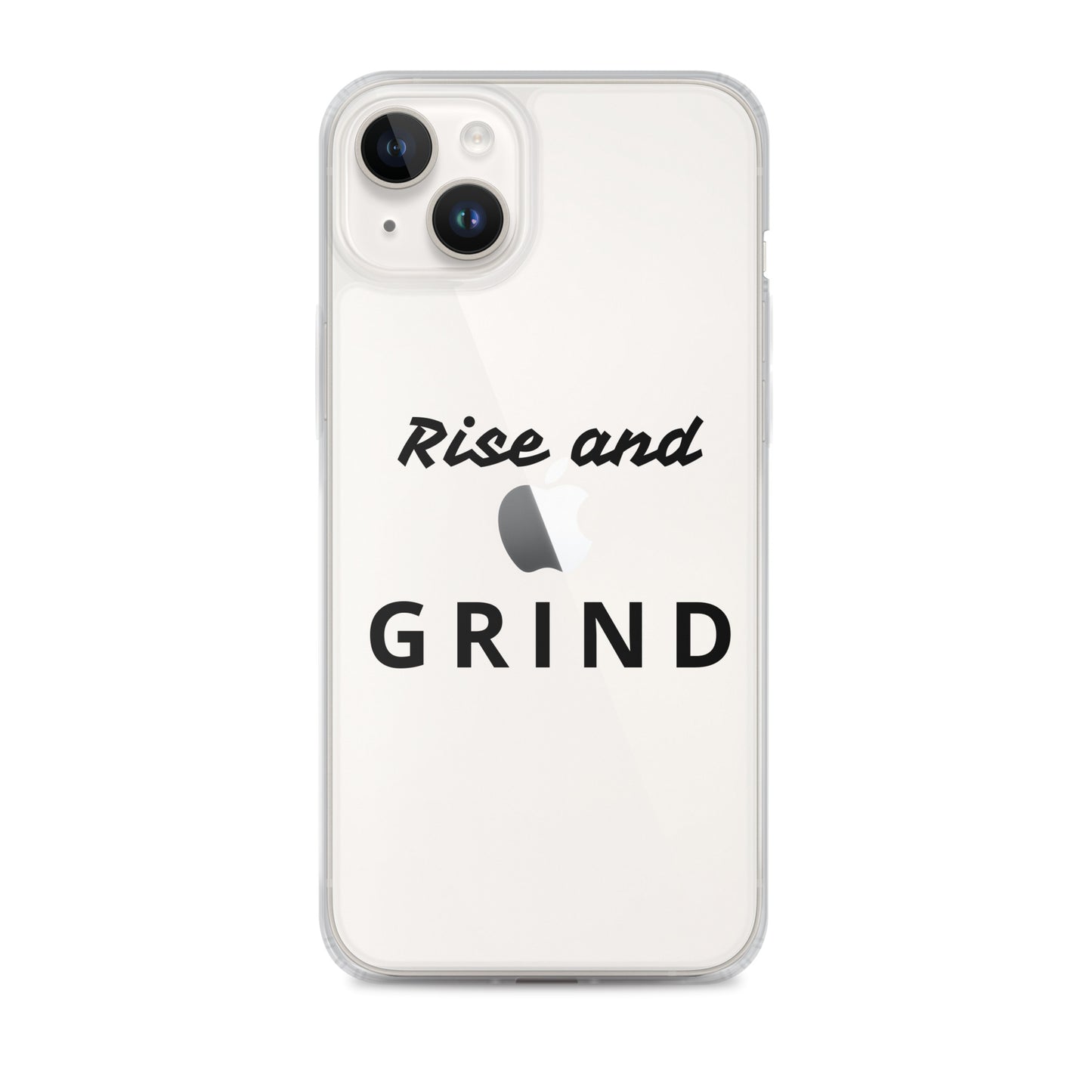 Clear Case for iPhone® "Rise and Grind"