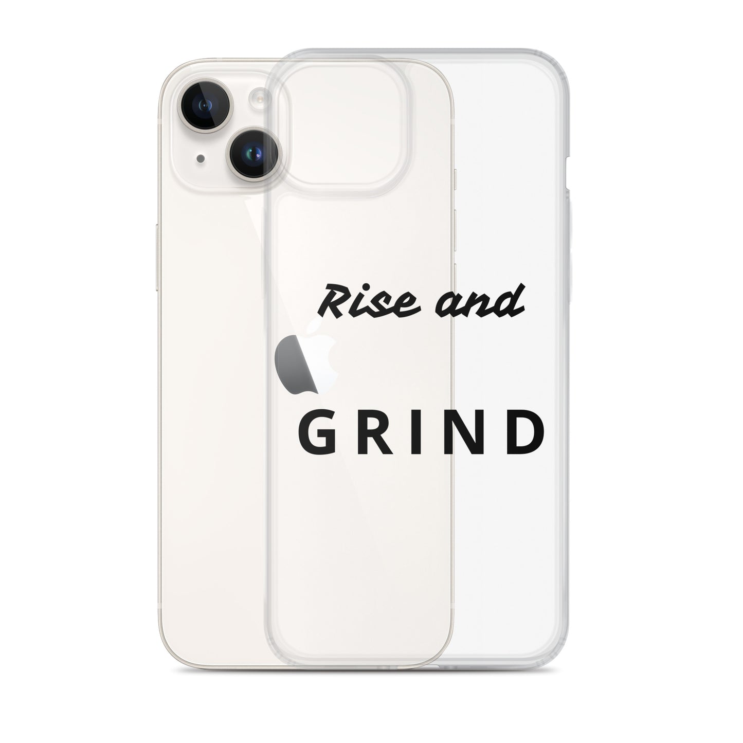 Clear Case for iPhone® "Rise and Grind"