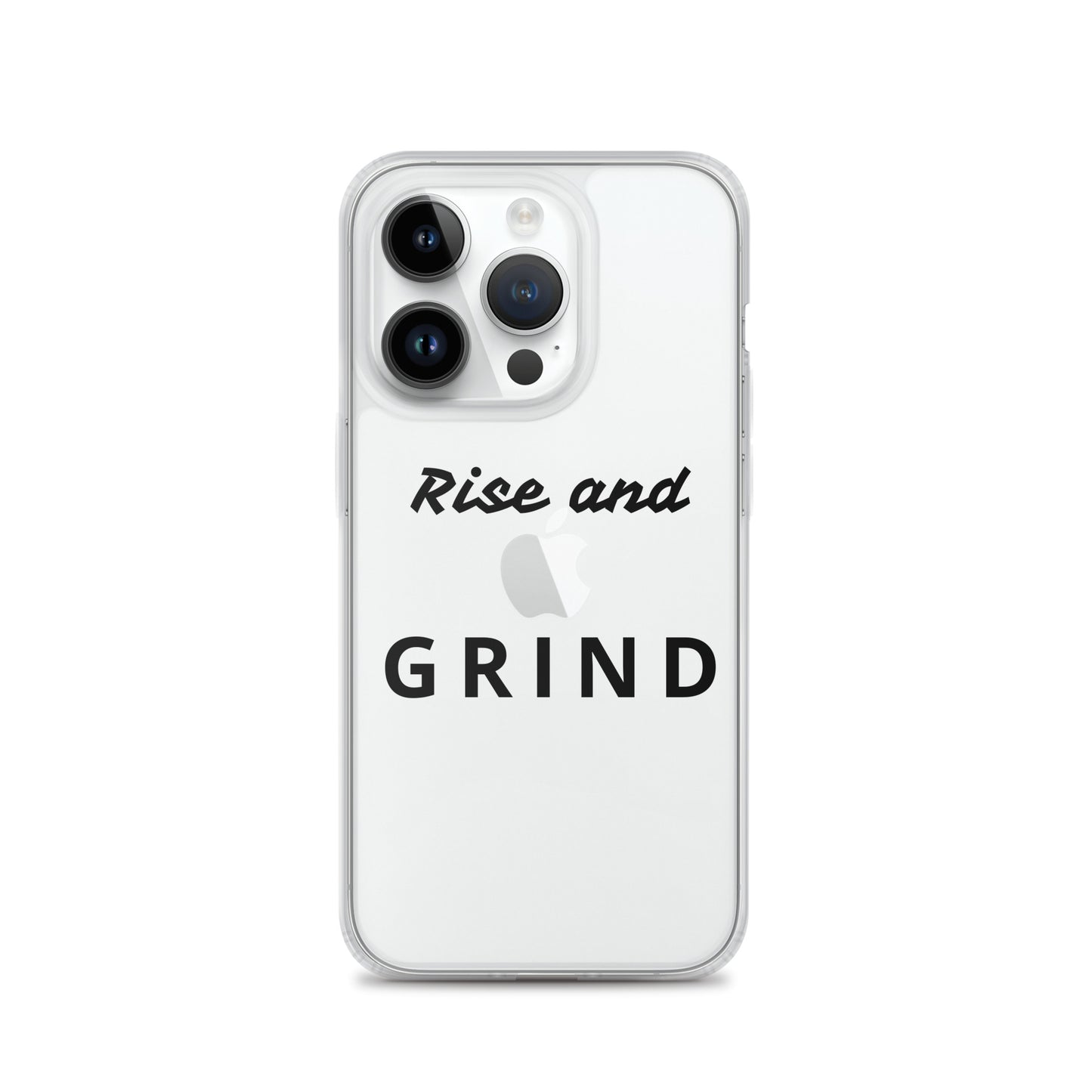 Clear Case for iPhone® "Rise and Grind"