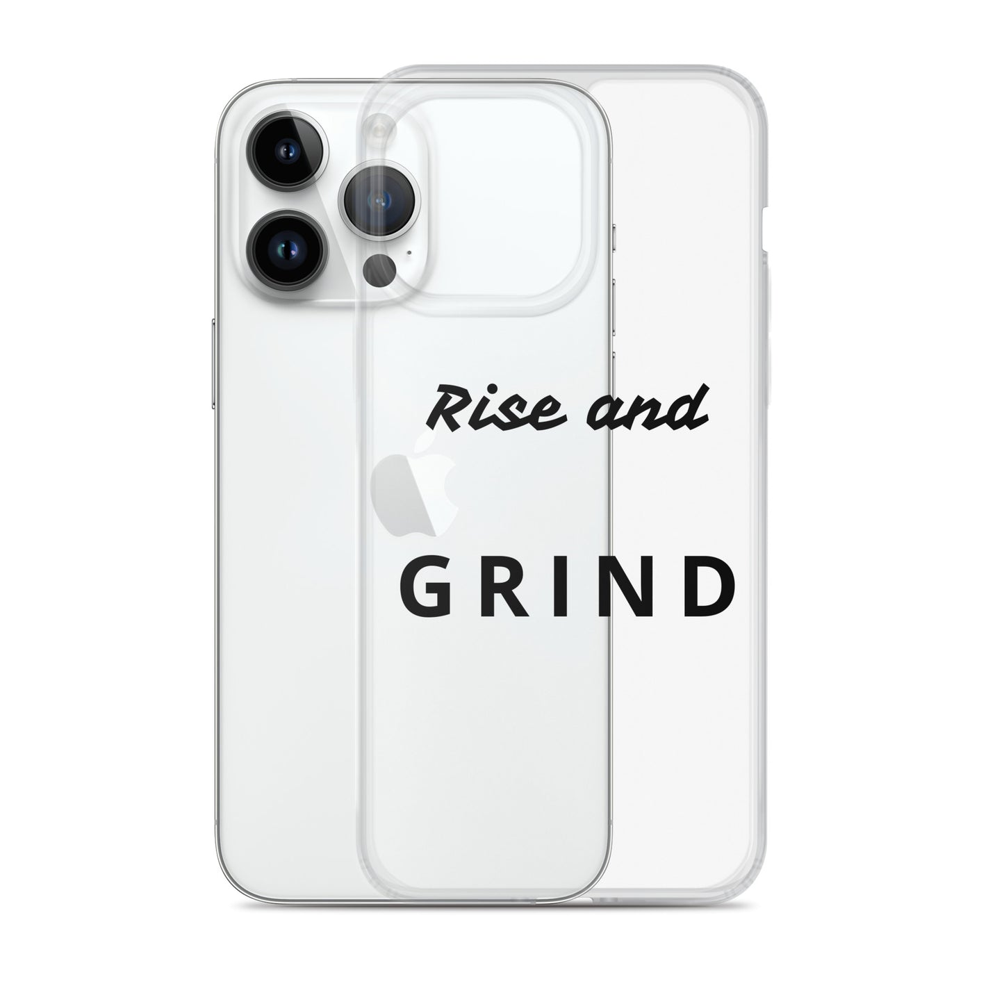 Clear Case for iPhone® "Rise and Grind"