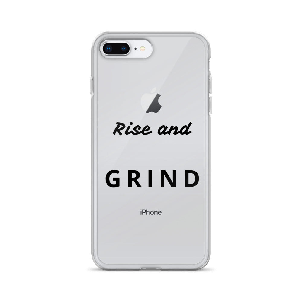 Clear Case for iPhone® "Rise and Grind"