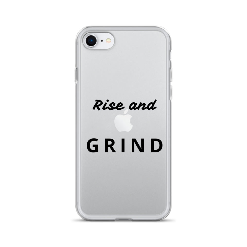 Clear Case for iPhone® "Rise and Grind"