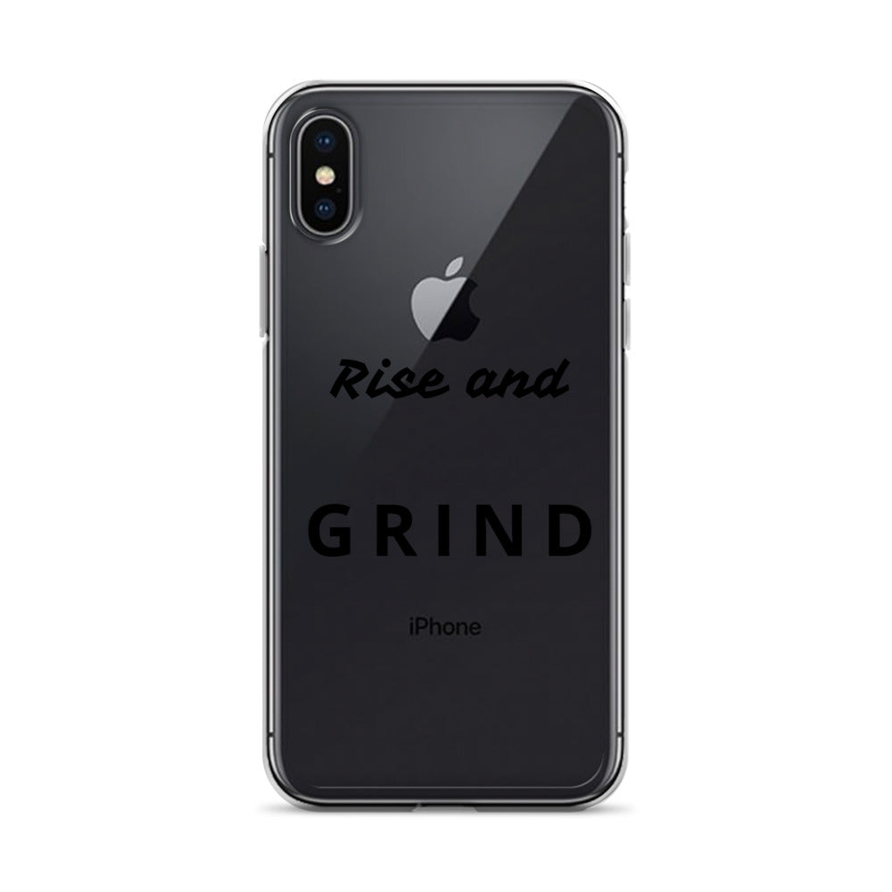 Clear Case for iPhone® "Rise and Grind"