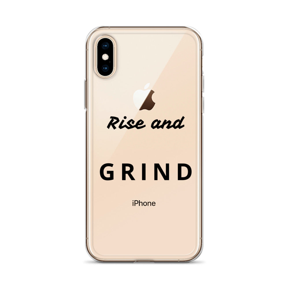 Clear Case for iPhone® "Rise and Grind"