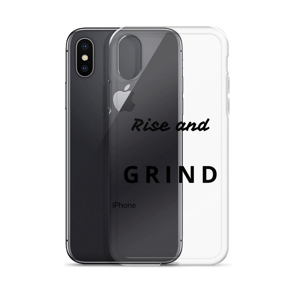 Clear Case for iPhone® "Rise and Grind"