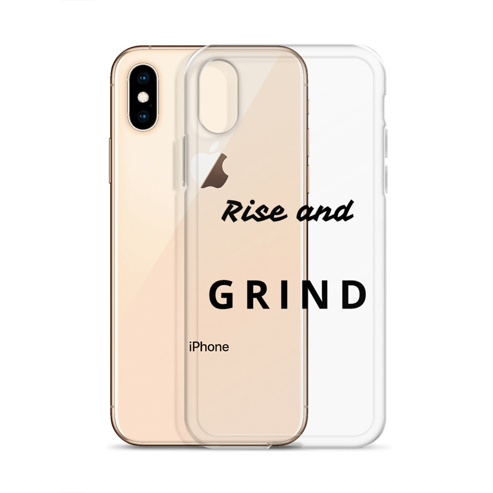 Clear Case for iPhone® "Rise and Grind"