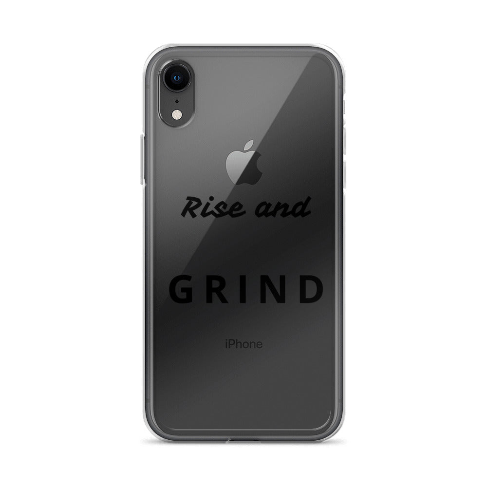 Clear Case for iPhone® "Rise and Grind"