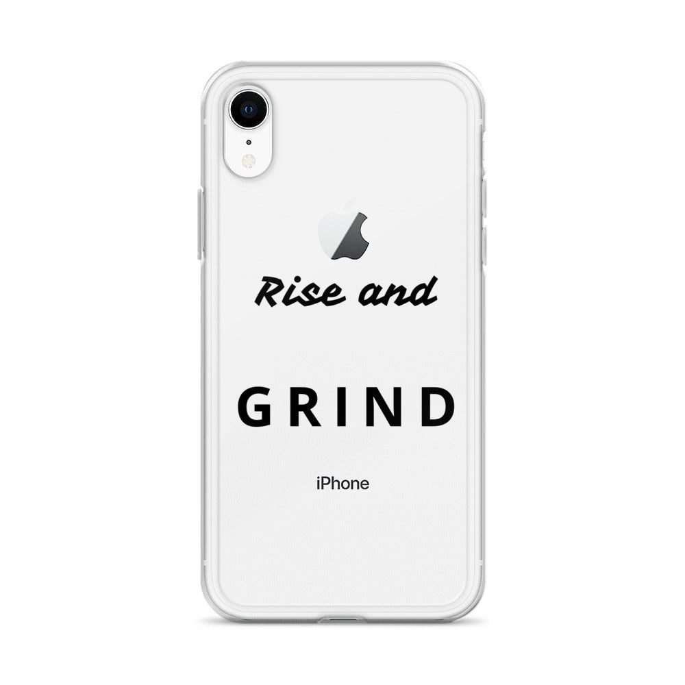 Clear Case for iPhone® "Rise and Grind"