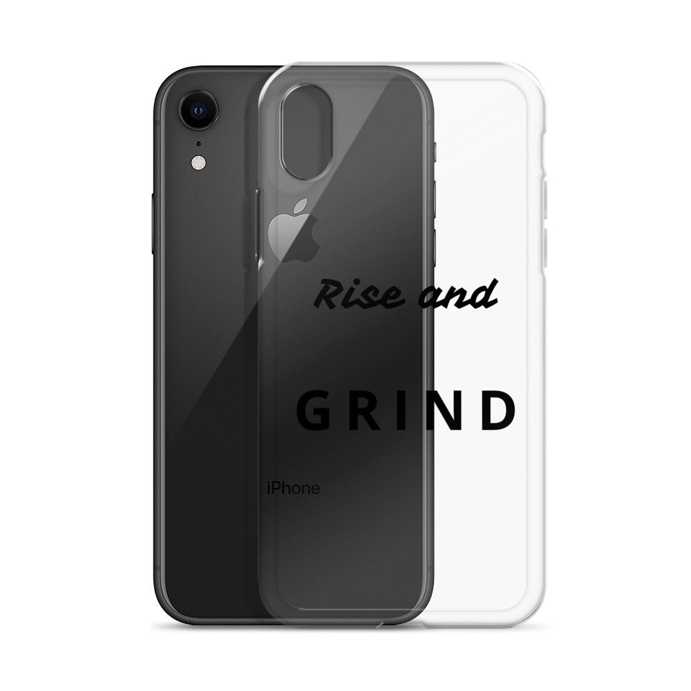 Clear Case for iPhone® "Rise and Grind"