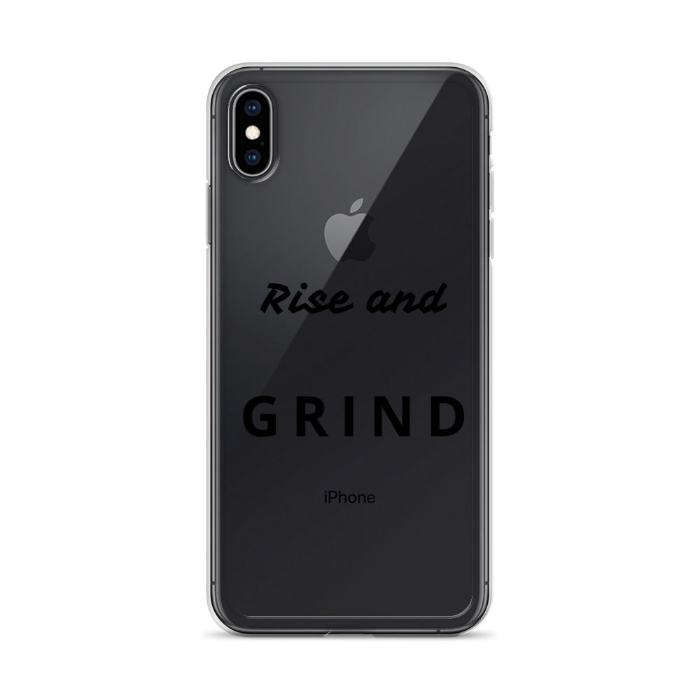 Clear Case for iPhone® "Rise and Grind"