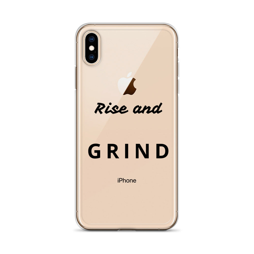 Clear Case for iPhone® "Rise and Grind"