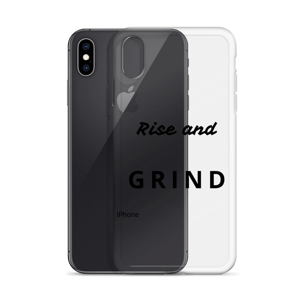 Clear Case for iPhone® "Rise and Grind"