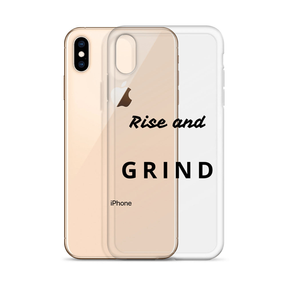 Clear Case for iPhone® "Rise and Grind"