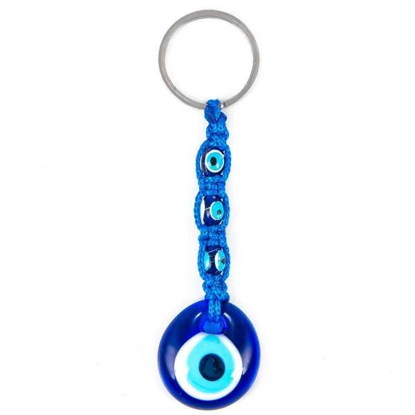 Handmade Evil Eye Keychain, Boho Keychain, Handmade Keychain
