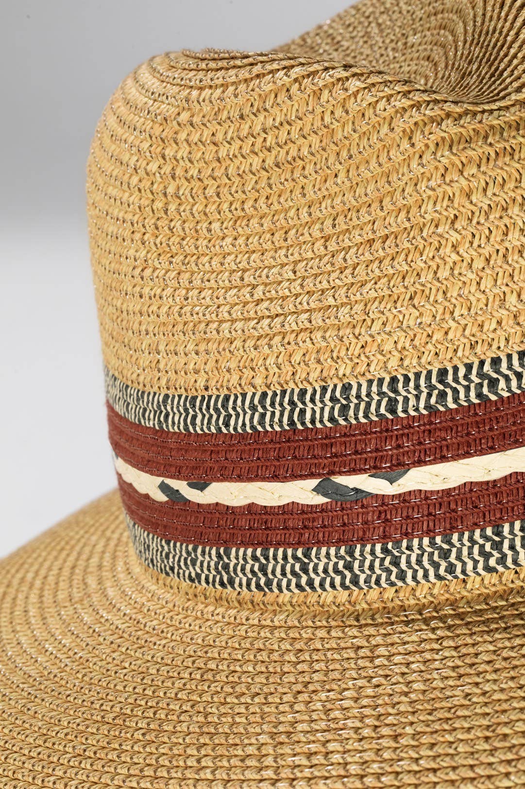 Braided Trim Panama Hat