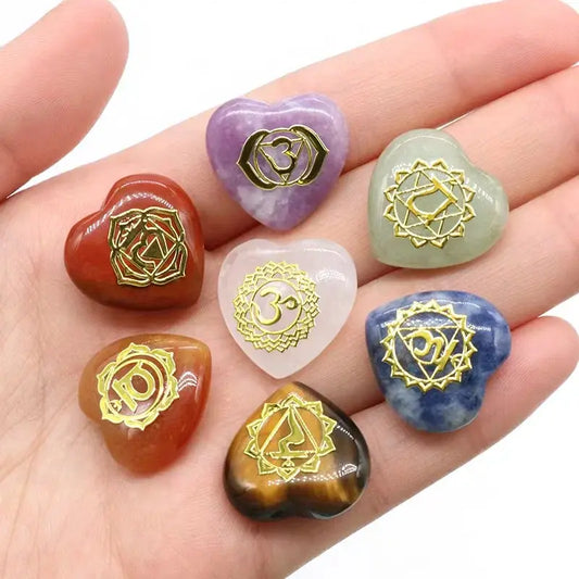 7-Piece Heart Chakra Crystal Set