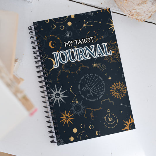 "My Tarot Journal" Spiral Dotted Notebook